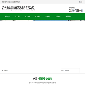 天长市皖清设备清洗服务有限公司