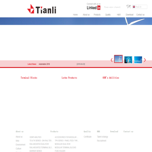 Terminal Block(接线端子)::::::Tainli Eleetrical Machinery(Ningbo) co.,Ltd(天利电机(宁波)有限公司)