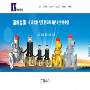 蓝信 济南蓝信 电磁阀 报警器 自闭阀 天然气 安全设备 燃气用紧急切断阀 管道燃气自闭阀